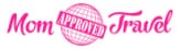 Pink Mom Approved Travel Logo sized for the web