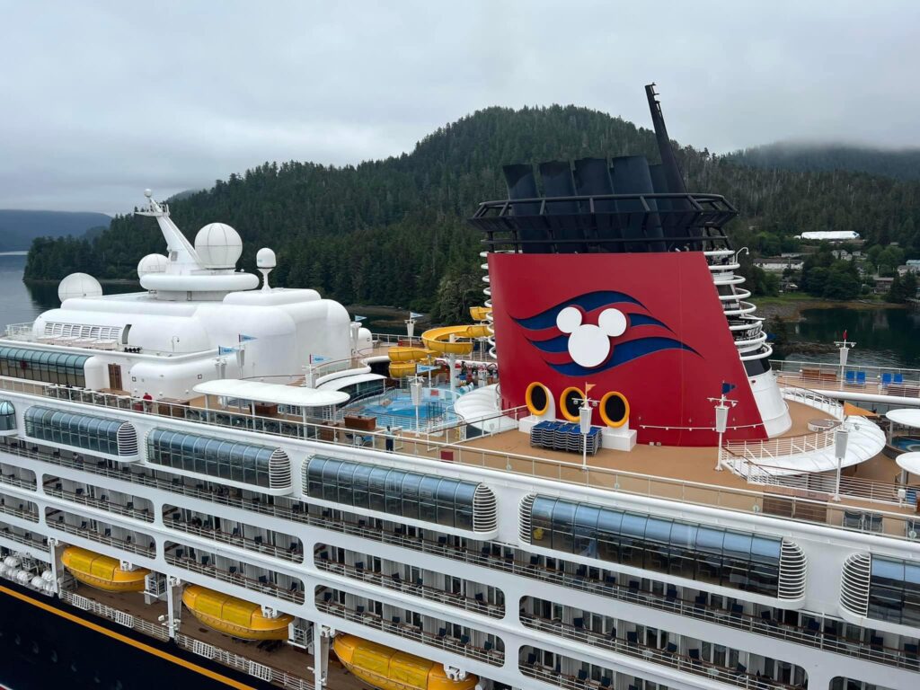 DCL Wonder sailing in Icy Strait Point