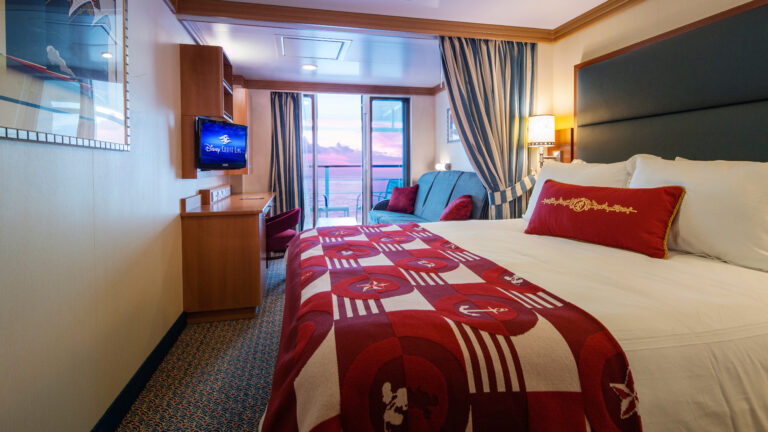 Deluxe Oceanview with balcony stateroom on DCL Fantasy