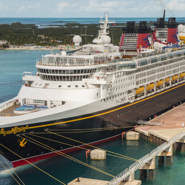 DCL Magic docked at Castaway Cay Bahamas